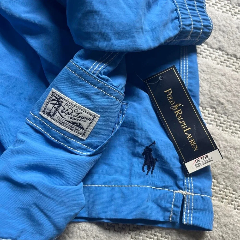 Polo Ralph Lauren blue swim trunks size XL NWT Sportswear Swimwear Activewear